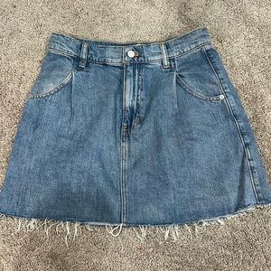 Free people denim skirt